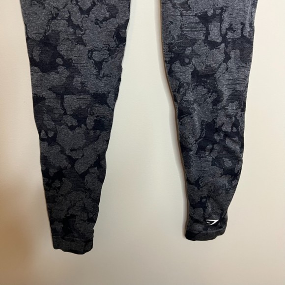 Gymshark Adapt Black Camo High Rise Leggings Small - Picture 10 of 11